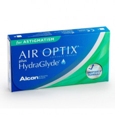 Астигматические контактные линзы Air Optix plus HydraGlyde for Astigmatism, 3 шт