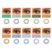 Цветные контактные линзы Soflens natural colors (Софлинз Натура Калор) 2 линзы